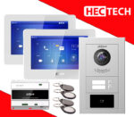 Türsprechanlagen für Zweifamilien Haus mit 2 Monitor