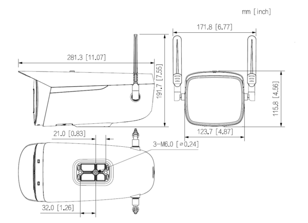 D-IPC-HFW5842DK1P-Z-5G-FM16-2712 - IP - Bullet - 5G – Bild 4