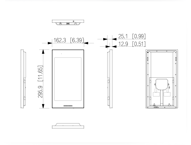 IP-Türstation mit Gesichtserkennung für Mehrparteienhäuser – Bild 4