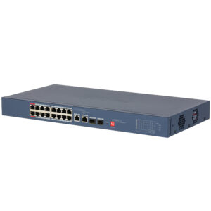 PoE-Switch, 18 Ports, 16 PoE, 2 Ports SFP, 250 m, cloud managed, Desktop, Rack