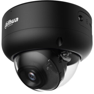 IP-Dome-Kamera, 2 MP, 2,8 mm, IR 40 m, IP67, IK10, schwarz