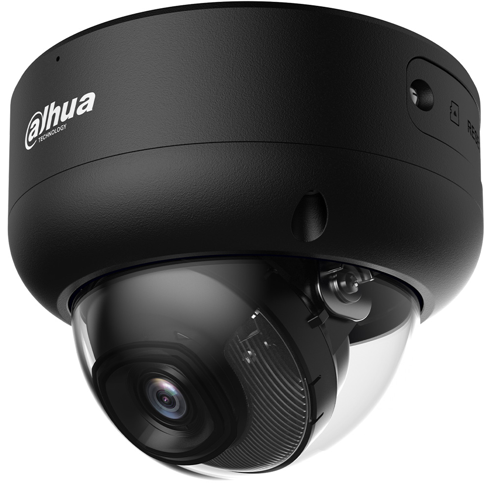 IP-Dome-Kamera, 2 MP, 2,8 mm, IR 40 m, IP67, IK10, schwarz