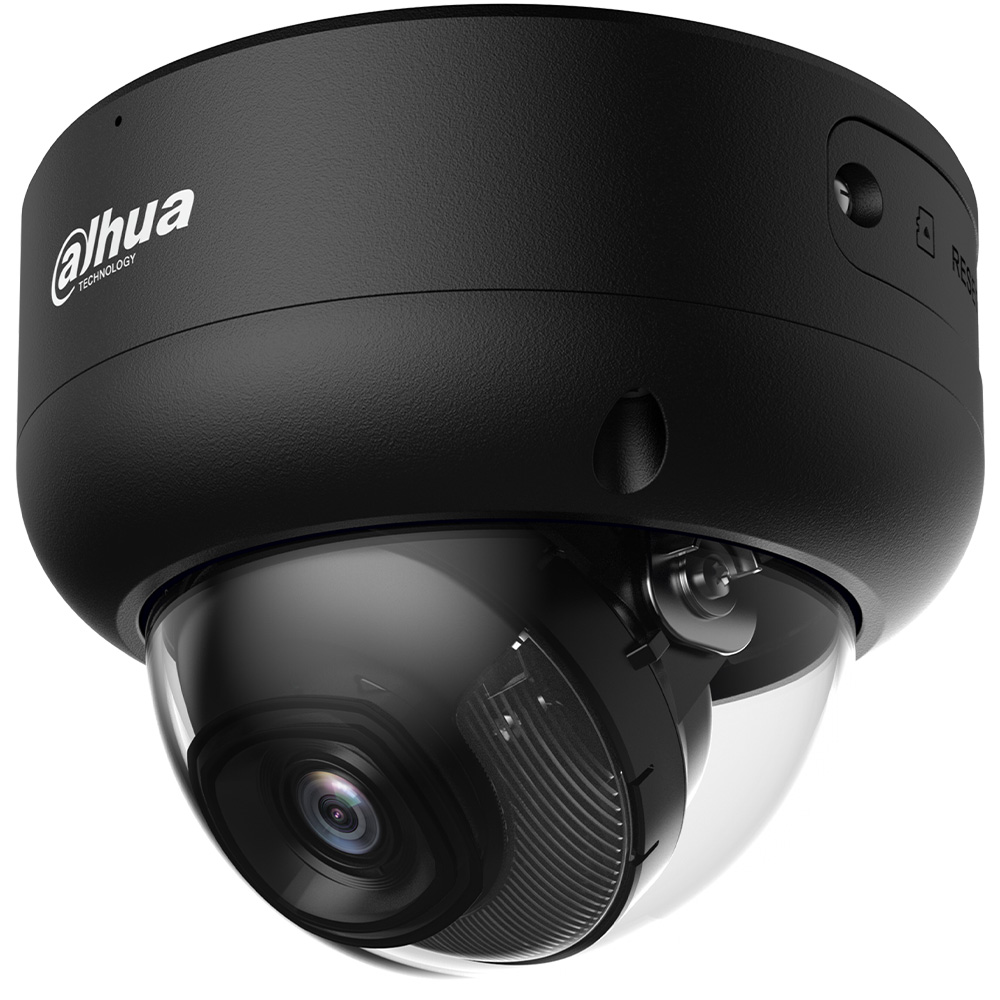 IP-Dome-Kamera, 2 MP, 2,8 mm, IR 40 m, IP67, IK10, schwarz