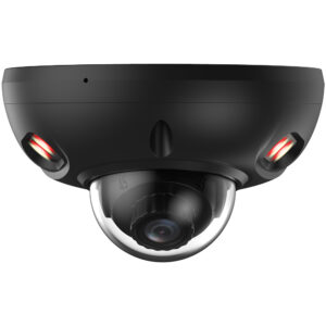 IP-Dome-Kamera, 4 MP, 2,8 mm, IR 30m, IP67, IK10, schwarz
