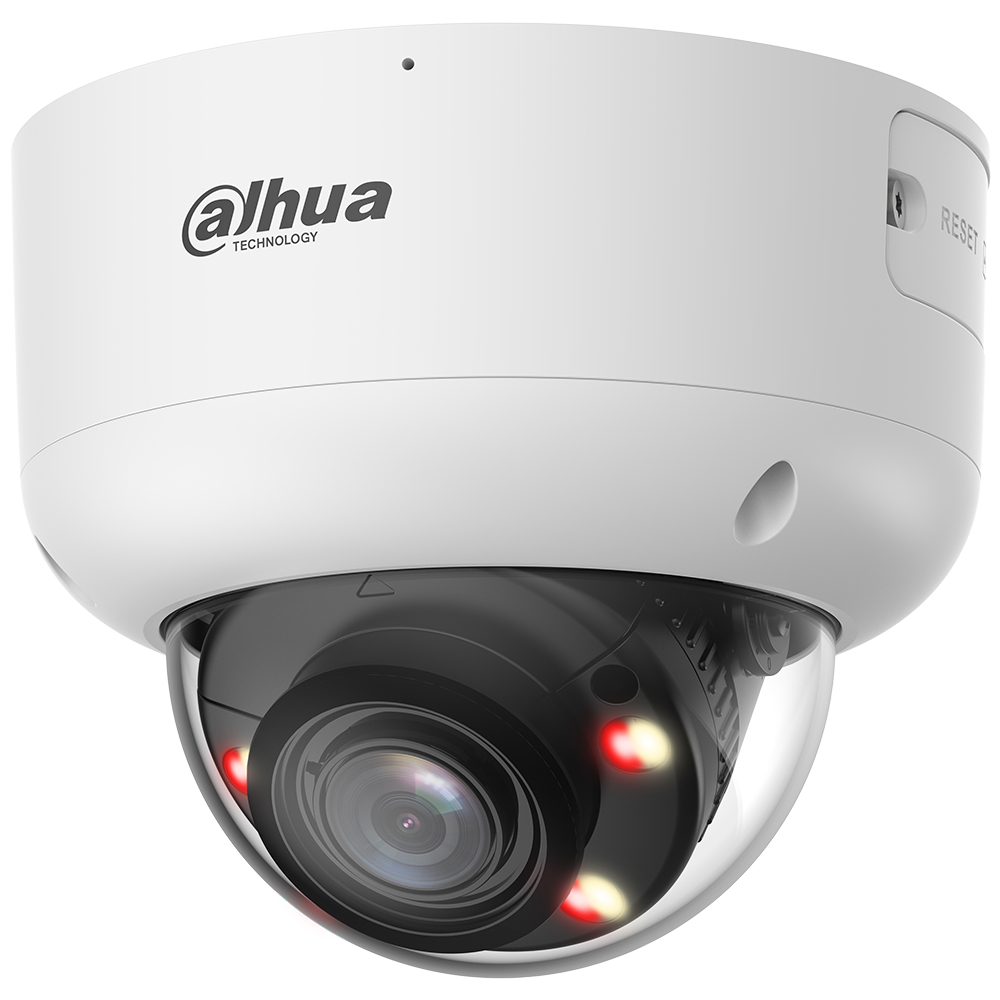 IP-Dome-Kamera, 4 MP, 2,7 - 12 mm, IR 60 m, IP67, IK10, weiß