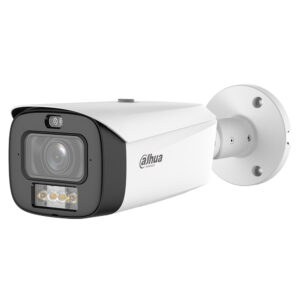 IP-Bullet-Kamera, 8 MP, TiOC Pro, 2,7 - 12 mm, IR 60 m, IP67, weiß