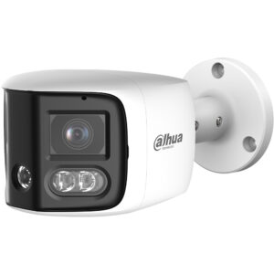 IP-Dual-Lens-Bullet-Kamera, 2 x 4 MP, TiOC, Splicing, 2,8 mm, IR 30 m, IP67, weiß