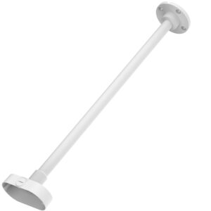 Deckenstangenhalterung, Metall, weiß