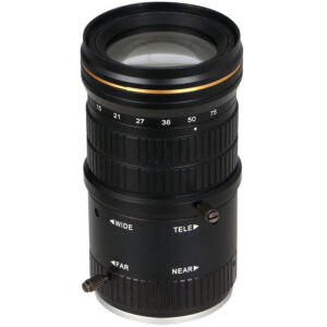 Objektiv, 12MP, 15 - 75mm, schwarz