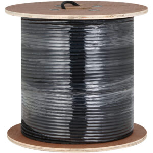 CAT7-S/FTP-Kabel 305 m, Outdoor, PoE, schwarz