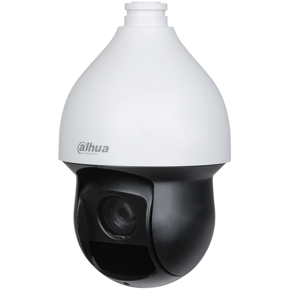 HD-CVI-PTZ-Dome-Kamera, 2 MP, 4,8 - 120 mm, IR 150 m, IP66, weiß