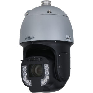 IP-PTZ-Dome-Kamera, 8 MP, 6,25 - 300 mm, IR 250 m, IP67, grau, schwarz
