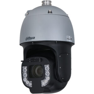 IP-PTZ-Dome-Kamera, 8 MP, 6,25 - 300 mm, IR 500 m, IP67, grau, schwarz