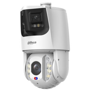 IP-Dual-Lens-Panorama-PTZ-Dome-Kamera, 8/4 MP, 2,8/4,8 - 154mm, IR 250 m, IP67, IK10, weiß
