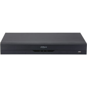 HD-CVI-Rekorder, 16 Kanäle, 32 Kanäle IP, 2x SATA á 16TB, 1U, schwarz