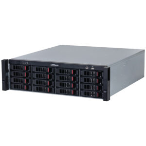 Video-Server, 256 Kanäle IP, 16x SATA à 20 TB, 3U, schwarz