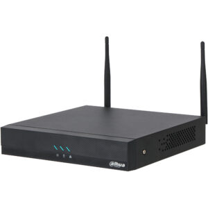 IP-WLAN-Rekorder, 4 Kanäle, 1x SATA à 20 TB, 1U, schwarz