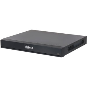 IP-Rekorder, 8 Kanäle IP, 8 Kanäle PoE, 2x SATA à 20 TB, schwarz
