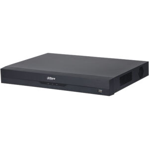 IP-Rekorder, 8 Kanäle IP, 2x SATA à 20 TB, 1U, schwarz