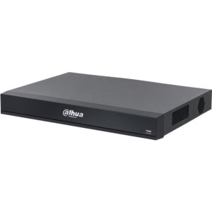 IP-Rekorder, 16 Kanäle IP, 2x SATA à 20 TB, 1U, schwarz