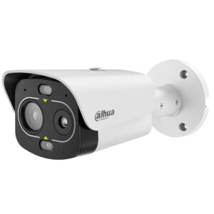 IP-Thermal-Bullet-Kamera, 4 MP, 7/6 mm, IR 50 m, IP67, IK10, Anti-Korrosion, weiß