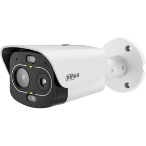 IP-Thermal-Bullet-Kamera, 4 MP, 7/6 mm, IR 50 m, IP67, IK10, Temperaturmessung, weiß