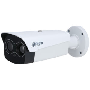 IP-Thermal-Hybrid-Bullet-Kamera, 4 MP, 12/25 mm, IR 80m, IP67, IK10, weiß