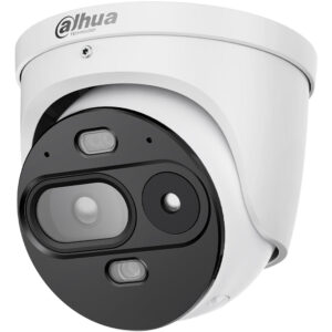 IP-Thermal-Eyeball-Kamera, 4 MP, 3,5/4 mm, IR 30 m, IP67, Temperaturmessung, weiß