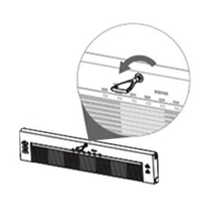 Frontplatte für NVR608H, inkl. Schlüssel