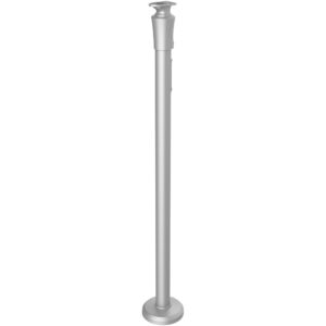 Stangenhalterung, Metall, silber