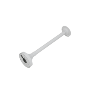 Decken-Stangenhalterung, Länge 475 - 800 mm, Metall, weiß