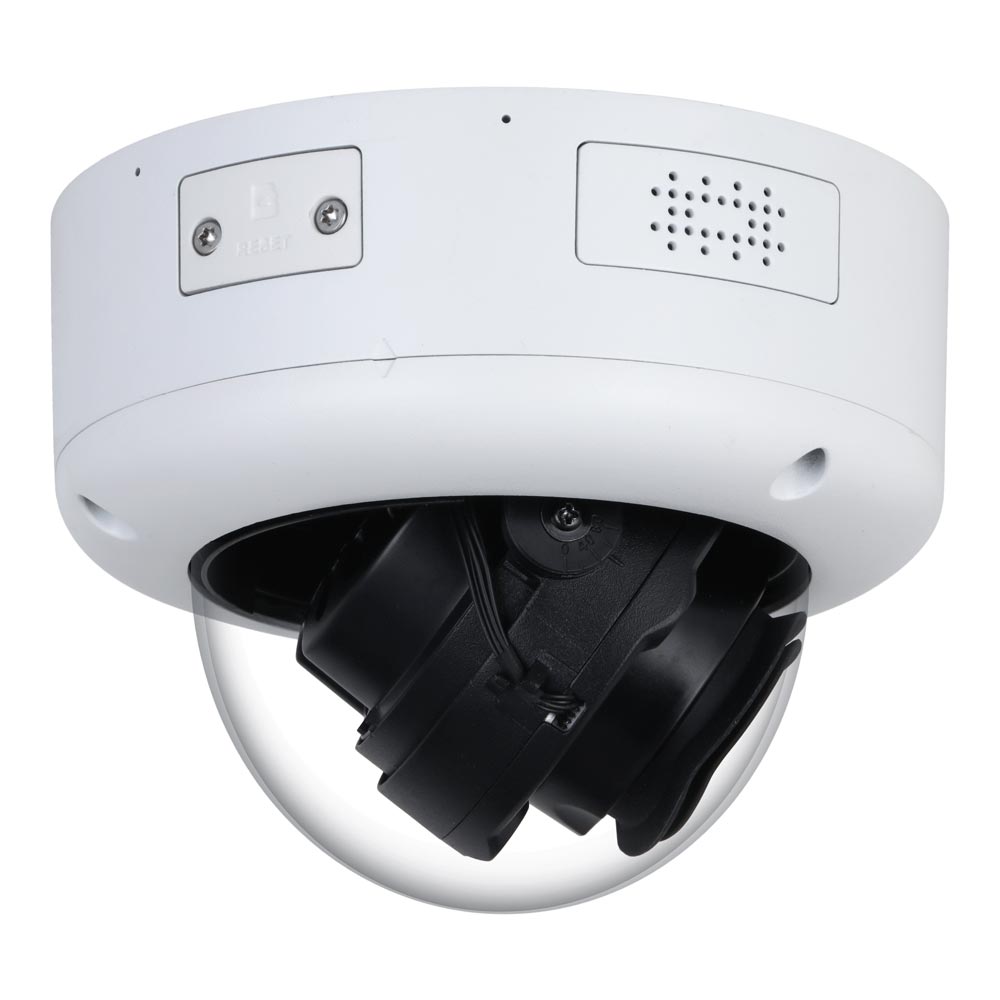 IP-Dome-Kamera, 8MP, 2,7 - 12mm, IR 40m, IP67, IK10, weiß