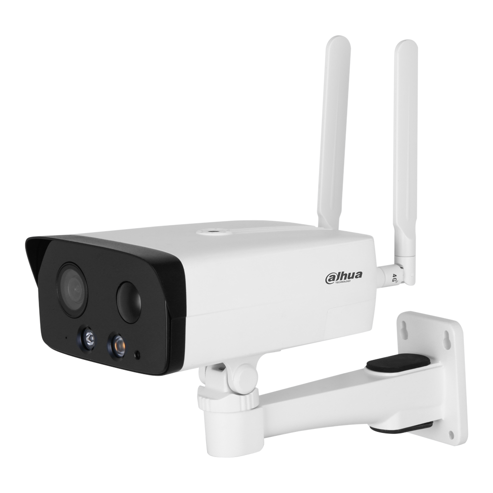 4G IP-Bullet-Kamera, 4 MP, 2,8 mm, IR 50 m, IP67, weiß
