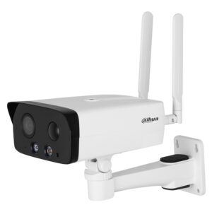 4G IP-Bullet-Kamera, 4 MP, 6 mm, IR 50 m, IP67, weiß