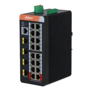 Switch, 20 Ports, 16 PoE, managed