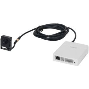 IP-Gerät und 4 MP Pinhole Linse-Set, 2,8 mm, schwarz, versteckt