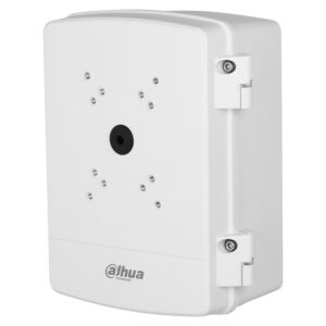Wasserdichte Power-Box, ALU, weiß, IP66, Eck, Mast, Wand