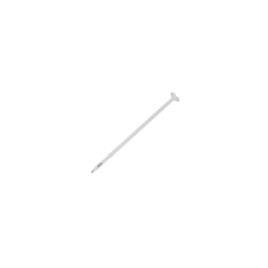 Decken-Stangenhalterung, Länge 800 - 1500 mm, Metall, weiß