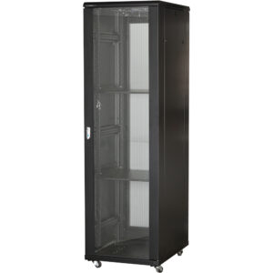 19" Netzwerkschrankgehäuse, 42U, schwarz
