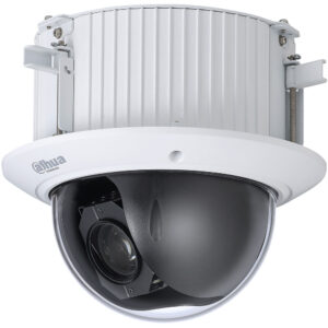 HD-CVI-PTZ-Dome-Kamera, 2MP, 4,8-120mm, IK10, weiß, Unterputz