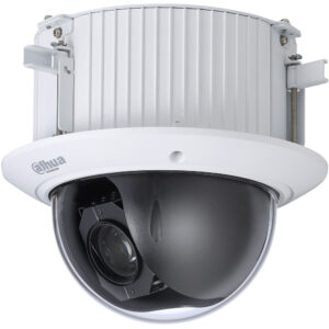 IP-PTZ-Dome-Kamera, 2MP, 4,8-120mm, IK10, weiß, Unterputz