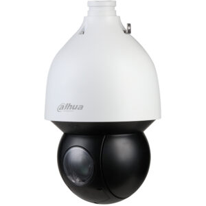 IP-PTZ-Dome-Kamera, 4 MP, 5,4 - 135 mm, IR 150 m, IP67, IK10, weiß