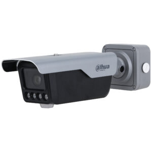 IP-Kennzeichen-Bullet-Kamera, 4 MP, 8-32mm, IR 60m, IK10, IP67, grau