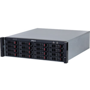 Video-Server, 256 Kanäle IP, 16x SATA à 20 TB, 3U, schwarz