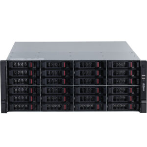 Video-Server, 256 Kanäle IP, 24x SATA à 20 TB, 4U, schwarz