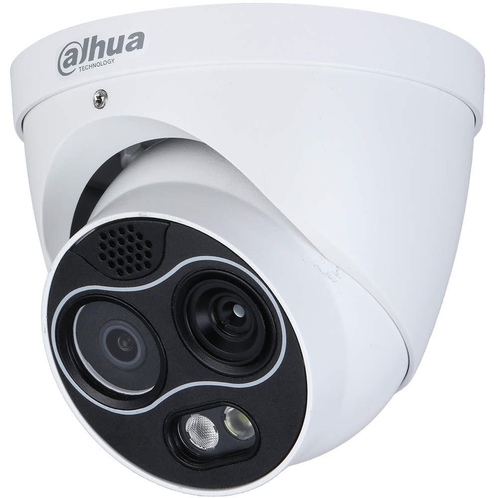 IP-Thermal-Eyeball-Kamera, 4 MP, 3,5/4 mm, IR 30 m, IP67, weiß